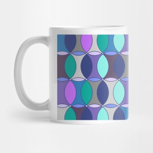 Abstract Cool Color Circles Mug